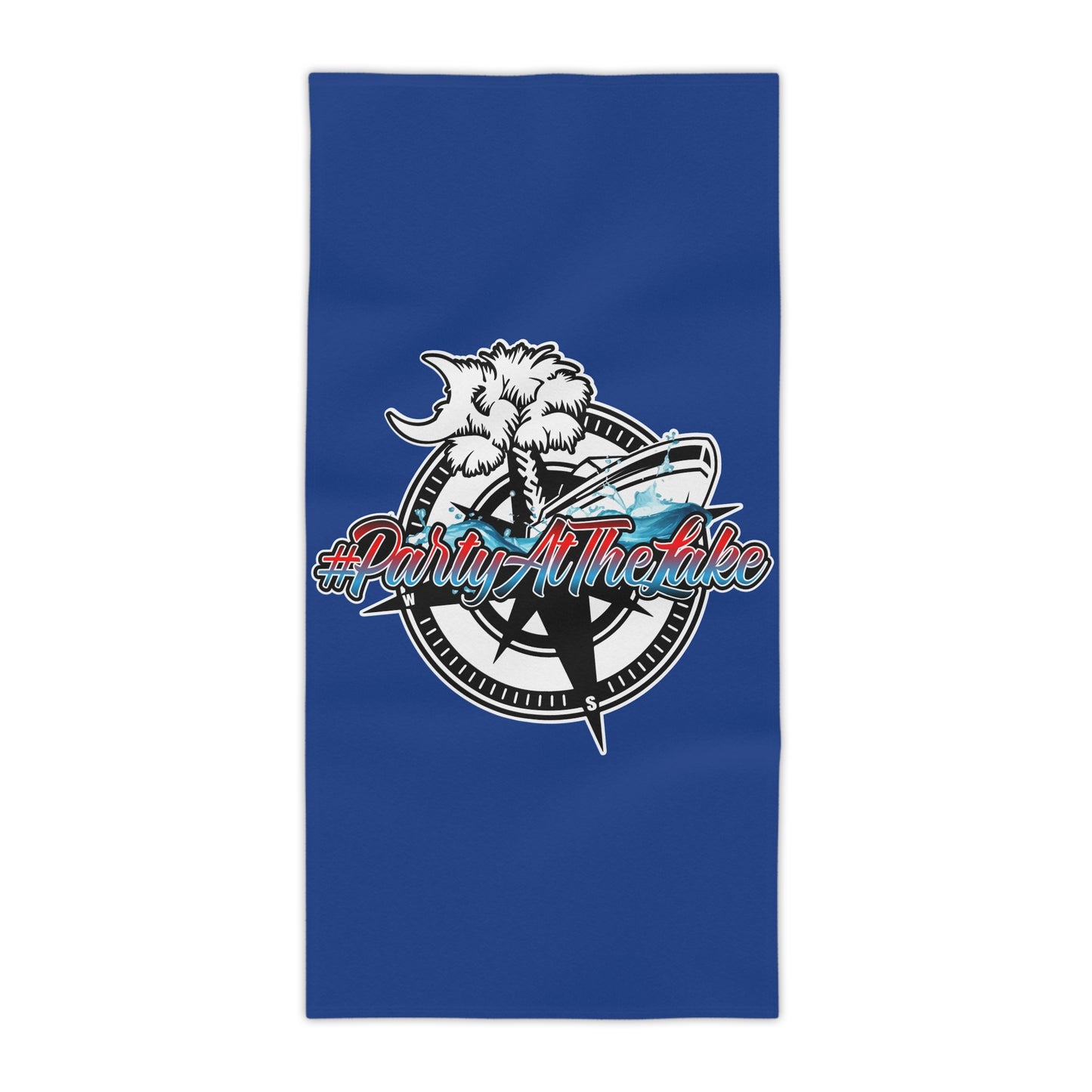 #PartyAtTheLake Beach Towel - Fun Summer Essentials for Lake Lovers