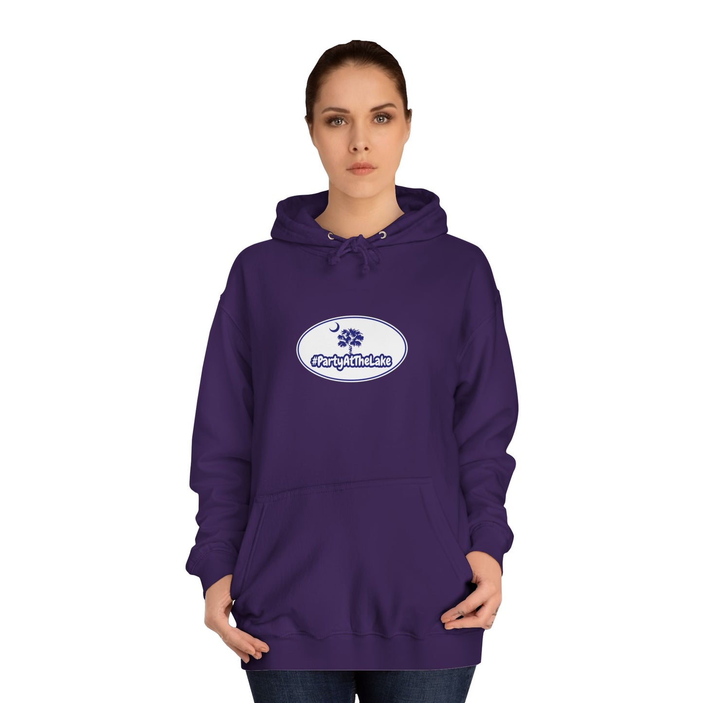 Unisex College Hoodie with Artistic Design | Perfect for Students & Casual Wear