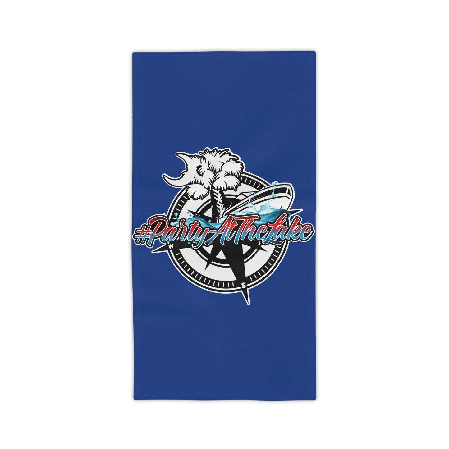 #PartyAtTheLake Beach Towel - Fun Summer Essentials for Lake Lovers