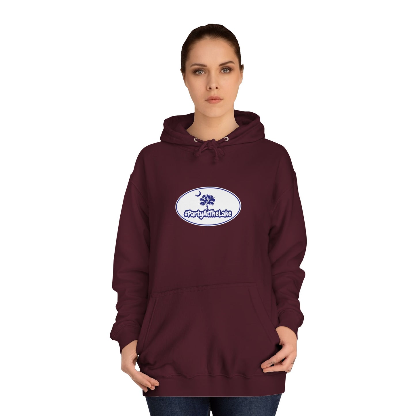 Unisex College Hoodie with Artistic Design | Perfect for Students & Casual Wear