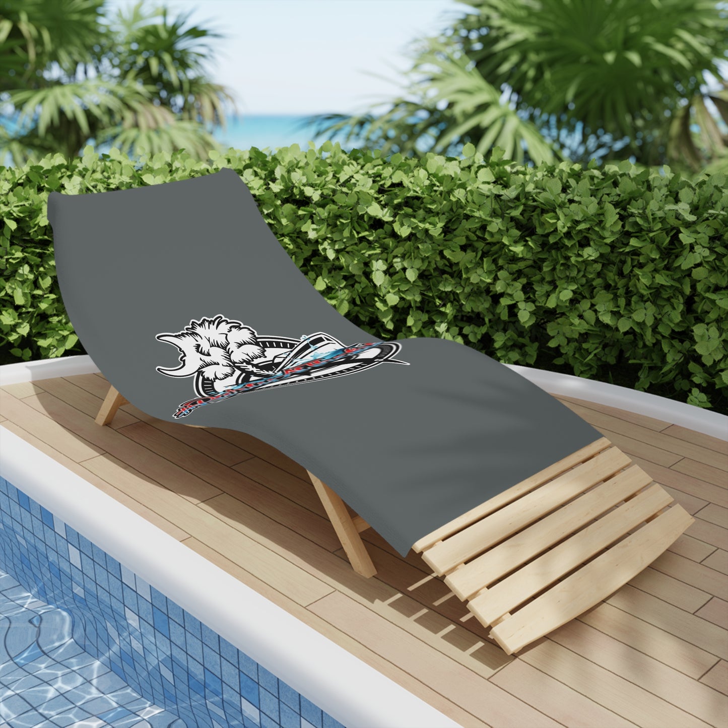 #PartyAtTheLake Beach Towels - Fun Summer Vibe for Outdoor Adventures
