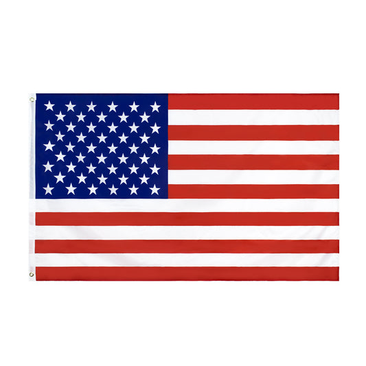 Oxford Cloth American Embroidered Flag