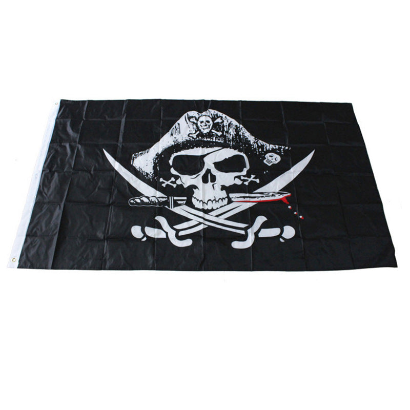 90 150cm Pirate Flag No 4 Skull Flag