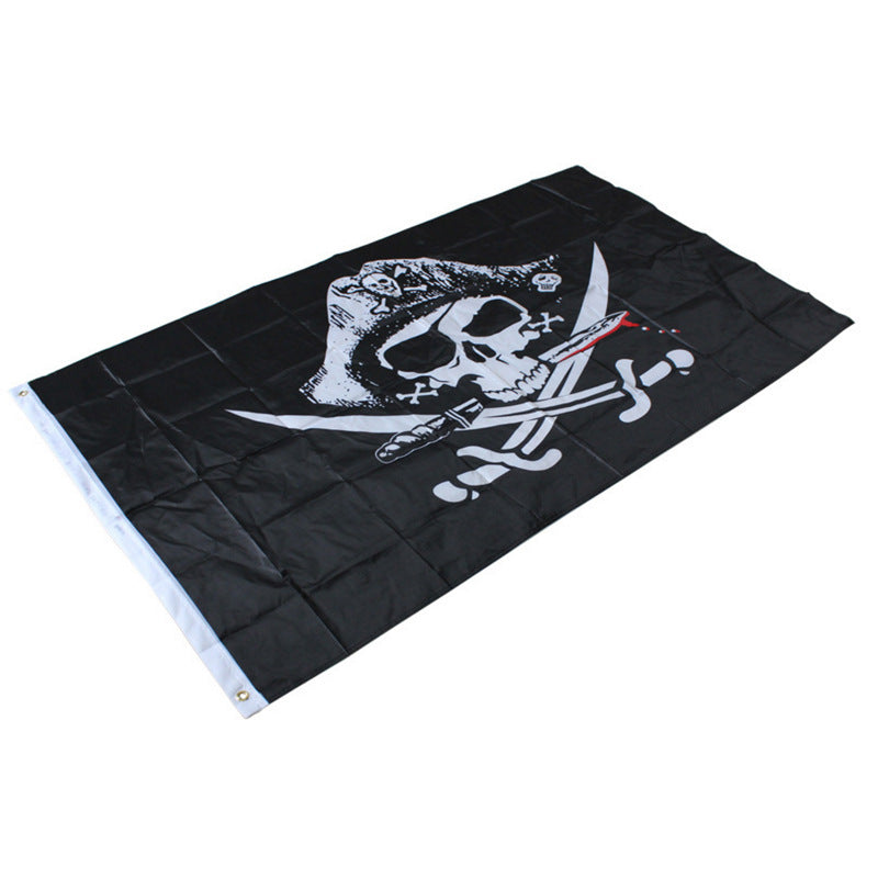 90 150cm Pirate Flag No 4 Skull Flag