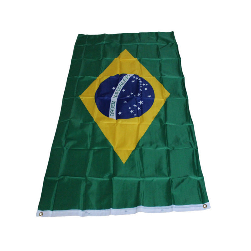 3X5 Ft Polyester Banner Big Hanging Flag Brazil National Flag