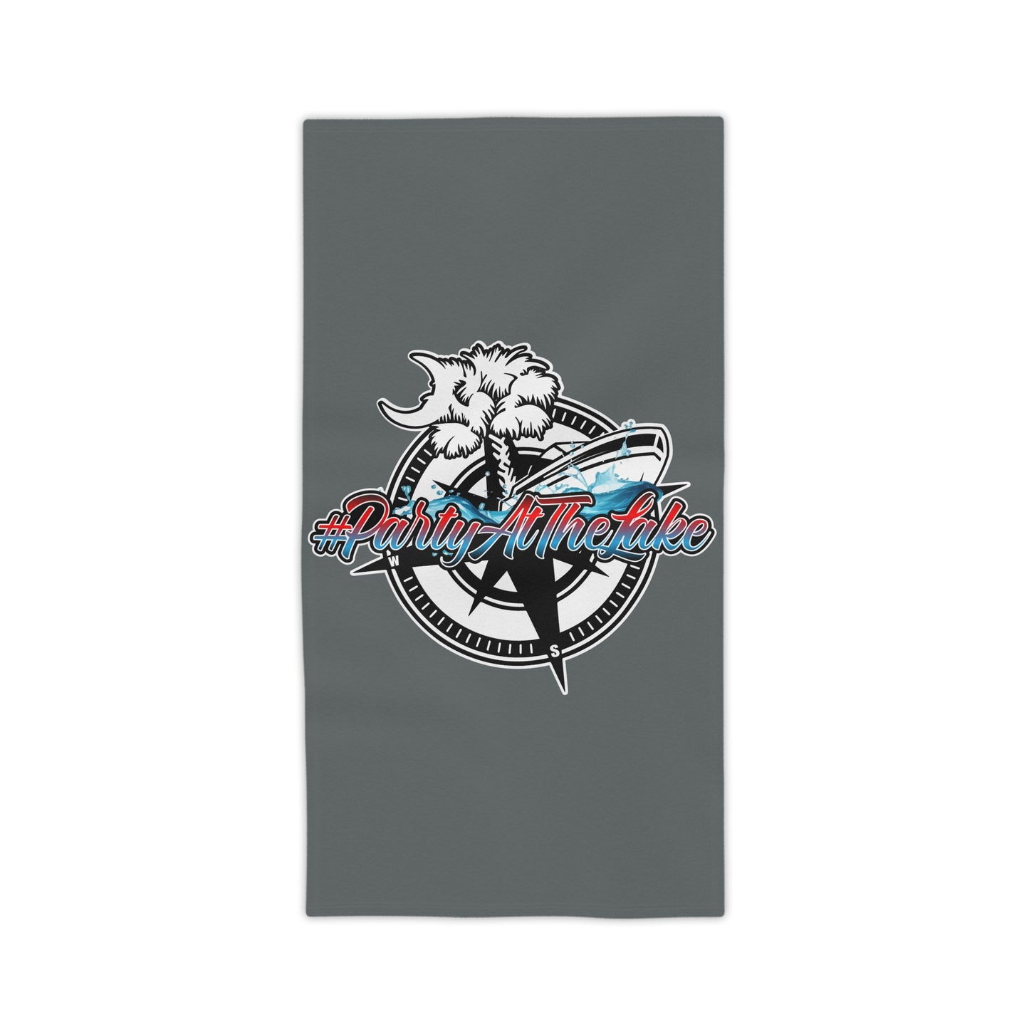 #PartyAtTheLake Beach Towels - Fun Summer Vibe for Outdoor Adventures