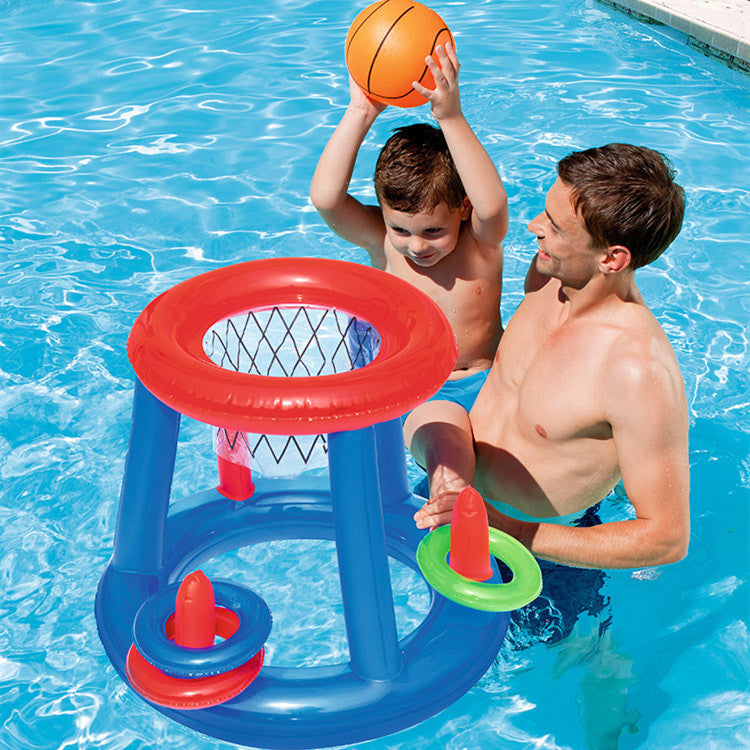 Inflatable Basketball Hoop PVC Basketball Hoop Frame Water Shooting Game