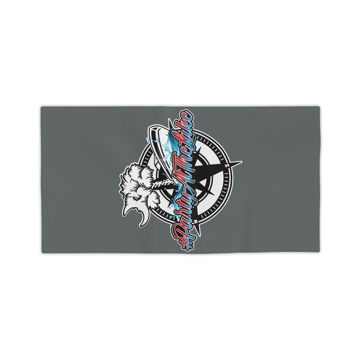 #PartyAtTheLake Beach Towels - Fun Summer Vibe for Outdoor Adventures