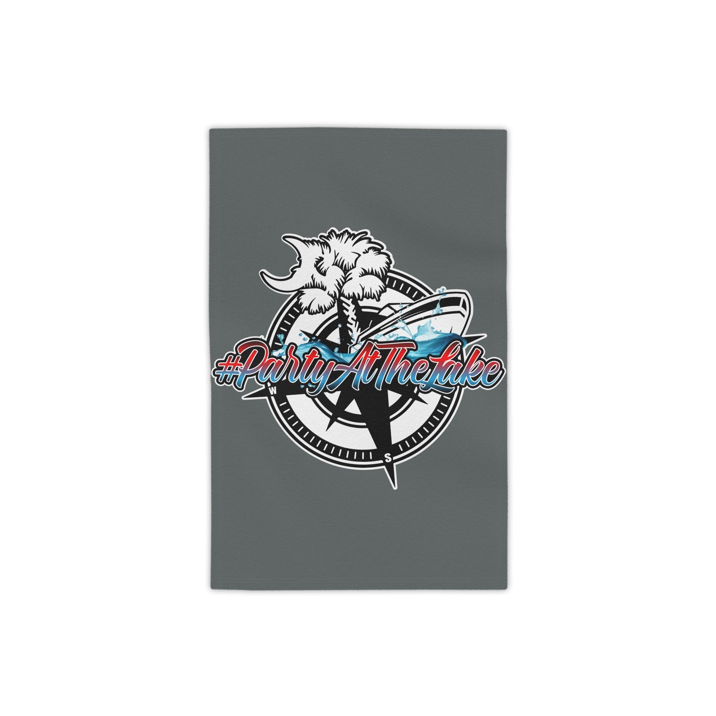 #PartyAtTheLake Beach Towels - Fun Summer Vibe for Outdoor Adventures